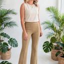 High-Waisted Regular Fit Full-Length Pants | S-XL