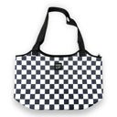 Checkerboard Print Neoprene Beach Tote