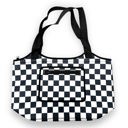 Checkerboard Print Neoprene Beach Tote