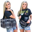 Zebra Pocket Neoprene Beach Tote
