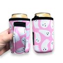 Pink Ghost 12oz Can Handler 12oz Stubby Can Handler