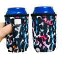 Watercolor Leopard 12oz Can Handler 12oz Stubby Can Handler