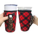 Red Plaid w/ Leopard 20oz Handler 20oz Handler