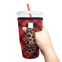 Red Plaid w/ Leopard 20oz Handler 20oz Handler