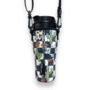 Halloween Checkers 25-35oz Handled Tumbler Carrying Sleeve 25-35oz Handled Tumbler Carrying Sleeve