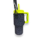 Black Leopard 25-35oz Handled Tumbler Carrying Sleeve 25-35oz Handled Tumbler Carrying Sleeve