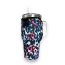 Watercolor Leopard 25-35oz Handled Tumbler Carrying Sleeve 25-35oz Handled Tumbler Carrying Sleeve
