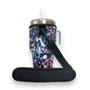 Watercolor Leopard 25-35oz Handled Tumbler Carrying Sleeve 25-35oz Handled Tumbler Carrying Sleeve