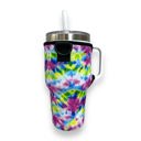 Purple Tie Dye 25-35oz Handled Tumbler Carrying Sleeve 25-35oz Handled Tumbler Carrying Sleeve
