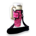 Pink Soccer 25-35oz Handled Tumbler Carrying Sleeve 25-35oz Handled Tumbler Carrying Sleeve