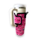 Pink Soccer 25-35oz Handled Tumbler Carrying Sleeve 25-35oz Handled Tumbler Carrying Sleeve