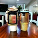 Glimmering Gold 25-35oz Handled Tumbler Carrying Sleeve 25-35oz Handled Tumbler Carrying Sleeve