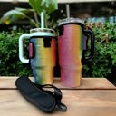 Iridescent Rainbow 25-35oz Handled Tumbler Carrying Sleeve 25-35oz Handled Tumbler Carrying Sleeve