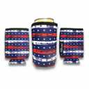 Stars and Stripes 12oz Stubby Can Sleeve 3-Packs