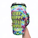 Stay Trippy Little Hippie 30oz Tumbler Handler 30oz Tumbler Handler