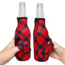 Red Plaid Bottleneck Handler 12oz Bottleneck Handler