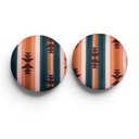 Western Aztec Car Coasters Neoprene Car Coasters (Set of 2)