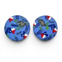 Texas Blue Bonnets Car Coasters Neoprene Car Coasters (Set of 2)