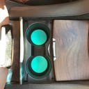 Sea Foam Green Car Coasters Neoprene Car Coasters (Set of 2)