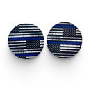 Back The Blue Car Coasters Neoprene Car Coasters (Set of 2)