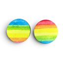 Rainbow Car Coasters Neoprene Car Coasters (Set of 2)