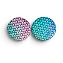 Purple Mermaid Car Coasters Neoprene Car Coasters (Set of 2)