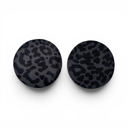 Black Leopard Car Coasters Neoprene Car Coasters (Set of 2)