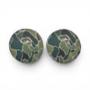 Fish Camo Car Coasters Neoprene Car Coasters (Set of 2)