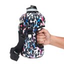 Watercolor Leopard 64oz Half Gallon Carrying Sleeve 64oz Half Gallon Carrying Sleeve64