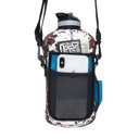 Cowhide with Turquoise Pocket 64oz Half Gallon Carrying Sleeve 64oz Half Gallon Carrying Sleeve64