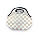 Tan Checkerboard Lunch Tote Lunch Tote
