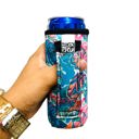 Beach Babe Slim Can Handler 12oz Pocketed Slim Can Handler