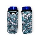 Waves Slim Can Handler 12oz Pocketed Slim Can Handler