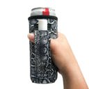 Snakeskin Slim Can Handler 12oz Pocketed Slim Can Handler