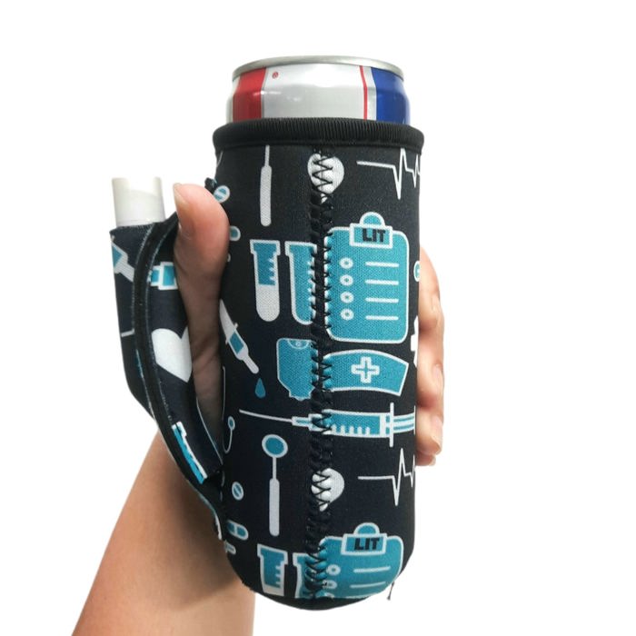 12oz Pocketed Slim Can Handler