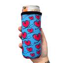 Love A Nurse Slim Can Handler 12oz Pocketed Slim Can Handler
