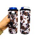 Cow Tippin' Slim Can Handler 12oz Pocketed Slim Can Handler