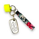 Hibiscus Wristlet Keychain Wristlet Keychain