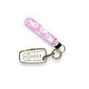 Pink Ghost Wristlet Keychain Wristlet Keychain
