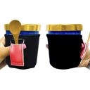 Black w/ Neon Pink Pint Ice Cream Handler