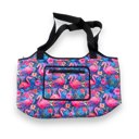 Bright Flamingo Neoprene Beach Tote