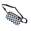 Black Checkerboard Small Crossbody