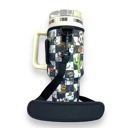 Halloween Checkers 40oz Carrying Sleeve  40oz Handled Tumbler Carrying Sleeve