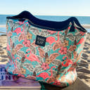 Hawaiian Flamingo Neoprene Beach Tote