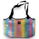 Iridescent Rainbow Neoprene Beach Tote
