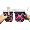 Leopard Sugars Pint Ice Cream Handler