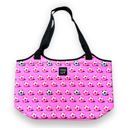 Pink Soccer Neoprene Beach Tote