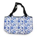 Porcelain Blooms Neoprene Beach Tote