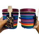 Serape w/ Leopard Pint Ice Cream Handler