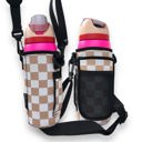Tan Checkerboard 30-40oz Carrying Sleeve 30-40oz Tumbler Carrying Sleeve